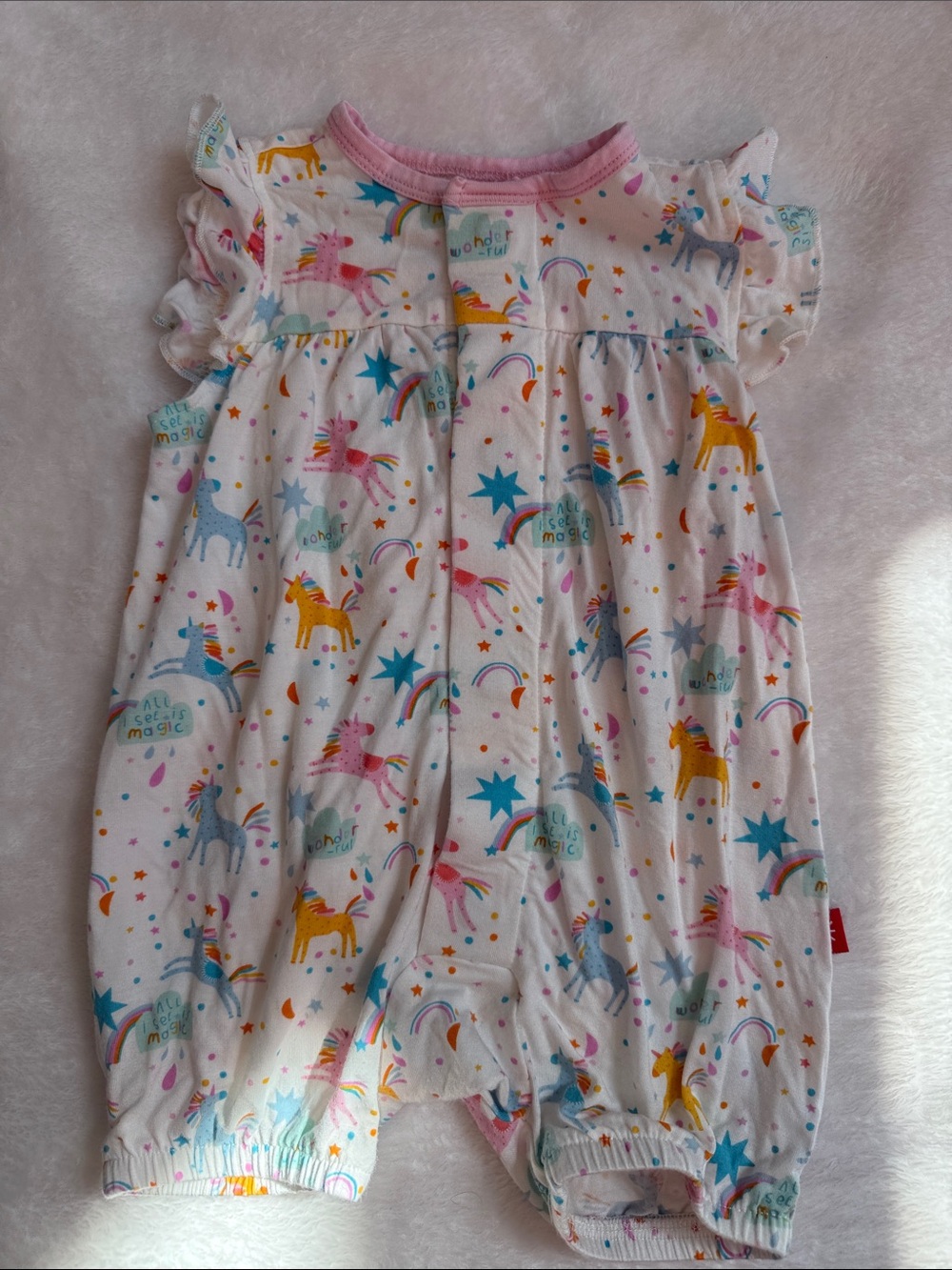 Two Magnetic Me Bubble Rompers - Picture 4 of 5